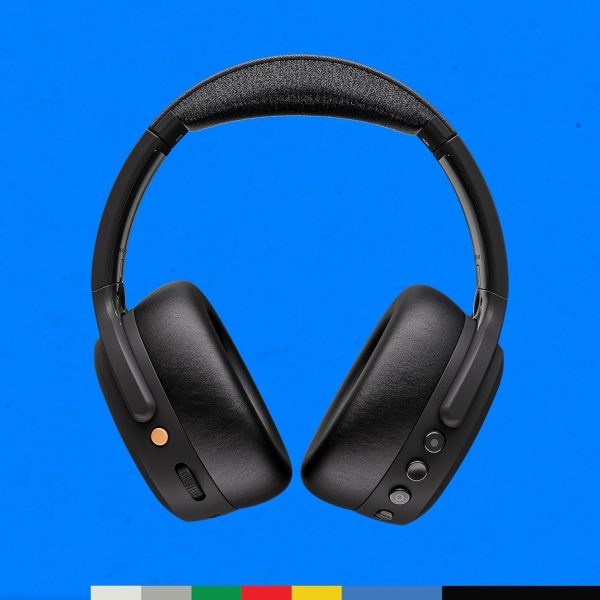 Skullcandy Crusher ANC 2 Over-Ear Noise Canceling Wireless Headphones with Sensory Bass and Charging Cable, 50 Hr Battery, Skull-iQ, Alexa Enabled, Microphone, Works with Bluetooth Devices - Black - Image 2